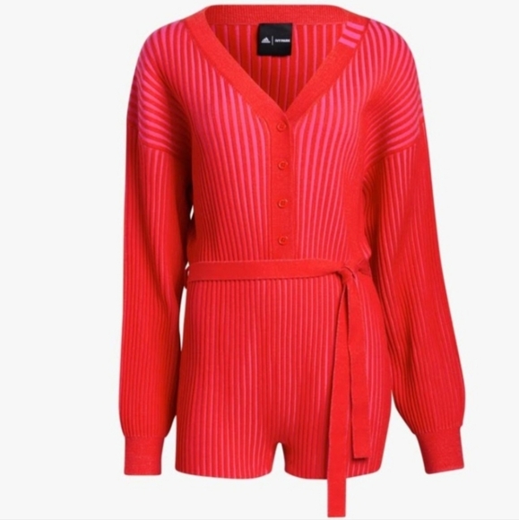 Adidas Ivy Park Beyoncé Ribbed Knit Romper - Picture 1 of 5